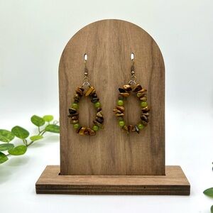Western Tigers Eye Earrings